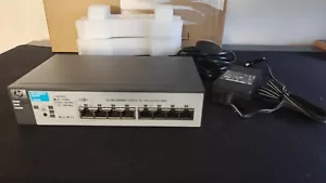 HP ProCurve J9449A 1810G-8 Managed Gigabit Switch with PSU - Picture 1 of 3