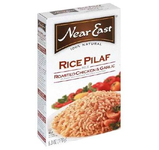 Near East Rice Pilaf Mix Roasted Chicken & Garlic (pack of 12 Boxes)