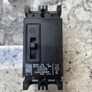 WESTINGHOUSE EHB2015 15 AMP 480 VOLT 2-POLIGER SCHUTZSCHALTER - Bild 1 von 4