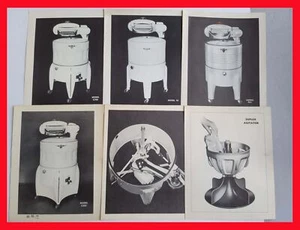 Barton Washer Salesman Presentation Photos Models R61 C80S 50 C70S + Agitators - Picture 1 of 5