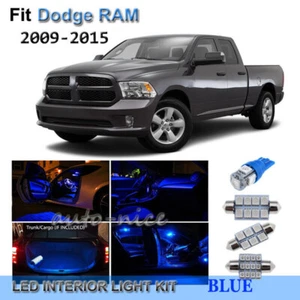 Kit de luces interiores LED azules premium 2009-2015 para Dodge RAM 1500 2500 3500 - Imagen 1 de 8