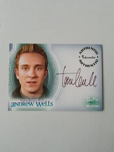Tom Lenk Inkworks Andrew Buffy Men of Sunnydale 2005 Authentic Autograph A7 - Picture 1 of 6