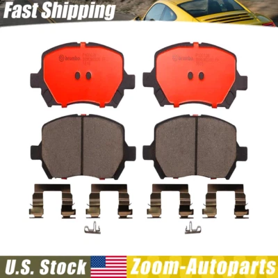 Brembo For Chevrolet Cobalt Pontiac G5 Saturn Ion Front Ceramic Brake Pad Set - Image 1 of 3