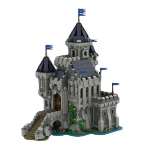 Castello Cavaliere Medievale MOC Set Blocchi Costruzioni Modulari Stile Classico Giocattolo - Foto 1 di 9