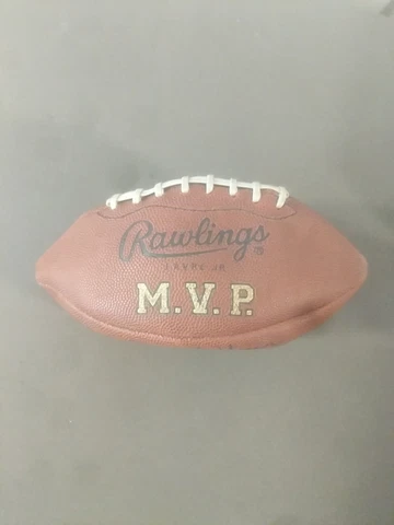 BRETT FAVRE FOOTBALL BALL RAWLINGS #4 MVP GREEN BAY PACKERS ~ bin422 Cover