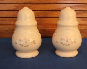Pfaltzgraff REMEMBRANCE pattern Salt and Pepper Shaker Set 4" Tall - Picture 1 of 3