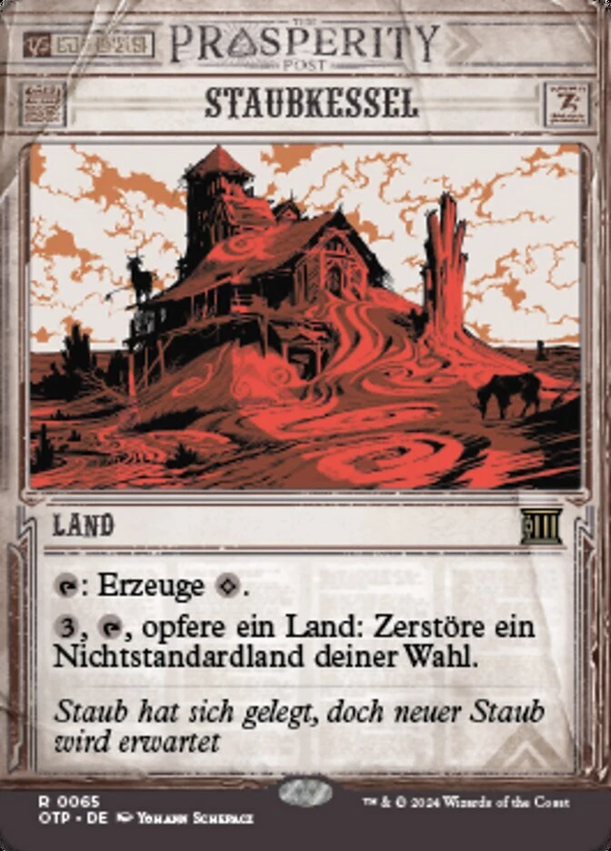 Staubkessel (Dust Bowl) NM | GER Outlaws Thunder Junction Breaking News MtG EDH - Bild 1 von 1