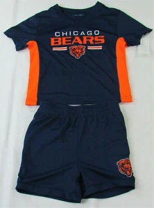 Chicago Bears NFL Blue Baby Boy Matching Top & Short Set - Picture 1 of 5