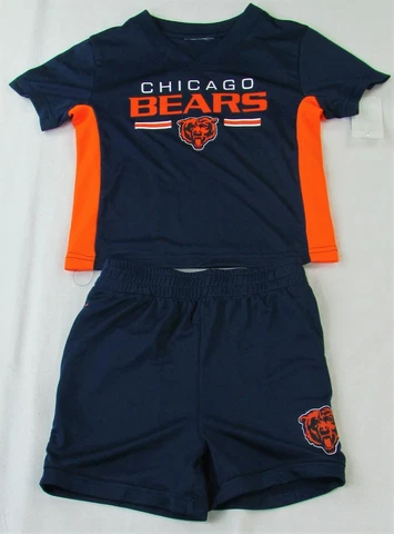Chicago Bears NFL Blue Baby Boy Matching Top & Short Set Cover