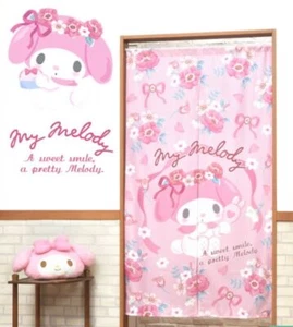 Cortina de habitación Sanrio My Melody pantalla de privacidad estado de ánimo cosmético rosa 85 x 150 cm - Imagen 1 de 10