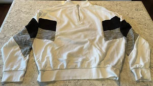 Womans X-Small Victoria Secrets Pink White Sweatshirt - Picture 1 of 2