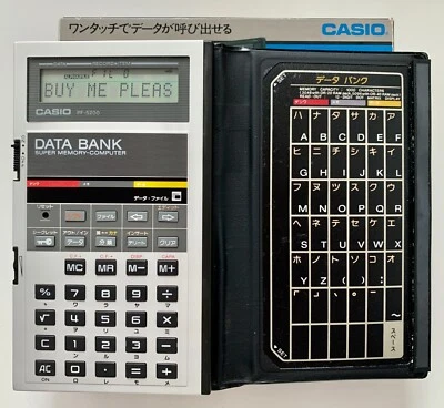 Casio PF-5200 Japanese electronic organizer CIB / RARE! - Bild 1 von 4