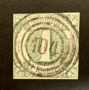 German States Thurn and Taxis Southern District Postmarked Single SC47 - Picture 1 of 2