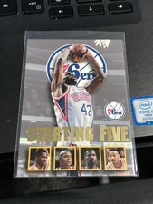 1996-97 Hoops Starting Five #20 Allen Iverson sixers!
