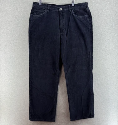 VTG 90s J Crew Mens Pants Blue 38X32 Corduroy Blue 100% Cotton Relaxed Straight - Image 1 of 4