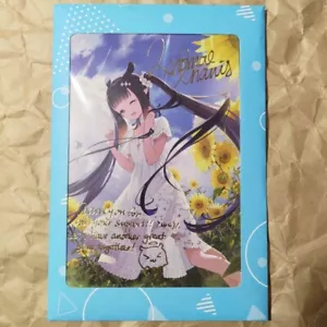Cartolina firmata Hololive EN Ninomae Ina'nis compleanno 2022 nuovo Giappone rara - Foto 1 di 3