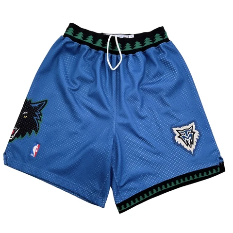 VTG Starter NBA Authentics Minnesota Timberwolves Shorts - Size Large Cover