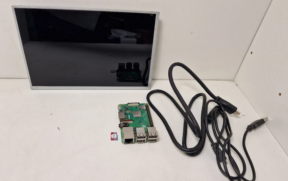 lot 4 Kit raspberry pi 3 b+ 4 écran 10.1p hdmi Home Assistant nas mini pc linux - Photo 1/4