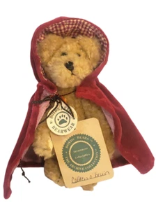 Boyd's Bears Colleen O'Bruin Bearwear 1990-95 Archive Collection 6" Red Cape - Picture 1 of 4