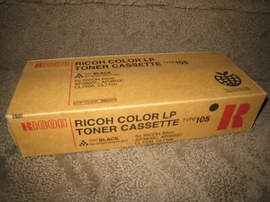 Cartucho de tóner negro Ricoh 885372 tipo 105 genuino fabricante de equipos originales original - Imagen 1 de 4