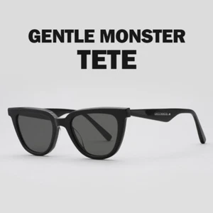 Nuevas gafas de sol Gentle Monster Tete 01 negro acetato marco para ojos de gato - Imagen 1 de 7