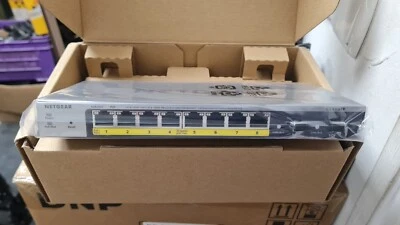 Netgear GS110TP-300EUS -8-port Gigabit PoE Smart Switch with 2 Gigabit Fiber SFP - Image 1 of 2