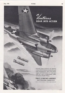 1943 Lockheed Ventura Aircraft ad 2/21/2023a - Picture 1 of 1