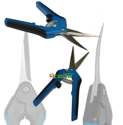 Tijeras de recorte de hoja curva y recta Hydro Leaf Bud recortadora de cosecha afilada Foto 1 de 4