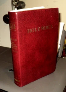 NRSV HOLMAN Holy Bible (1989, Bonded HB) Red Lettered, Concordance: Christianity - Picture 1 of 12