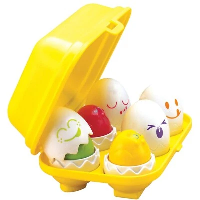 Tomy Hide and Squeak Eggs Educational Shape Sorter Toy NEW - E73560 - Image 1 of 4