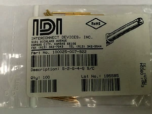 IDI, S-2-G-4-G S/C, Headless Concave, Kontaktsonden, Gold, Stck 100 - Bild 1 von 3