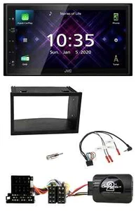 JVC DAB 2DIN Lenkrad Bluetooth USB Autoradio für VW Golf 4 Polo Passat ISO - Bild 1 von 11