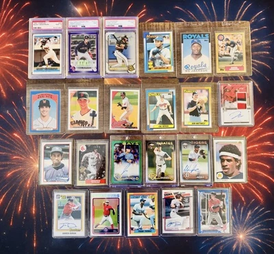 Baseball 23 Cards Lot – Graded + Autos + Rookies 🔥 Duran • Wood • Skenes • HOF - Image 1 of 4