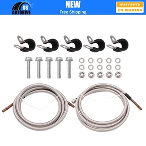 For Chevrolet Silverado GMC Sierra V8 Gas Engine Stainless Steel Fuel Line Kit  - Picture 1 of 16