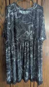 Shein Romwe Mesh Gothic Snake Dress *READ DESC* New W/Tags - Picture 1 of 7