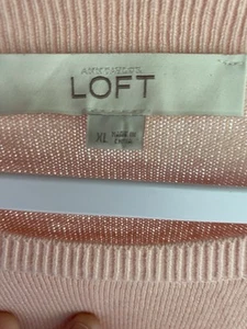 Anne Taylor Blush Sweater Women’s XL - Picture 1 of 7