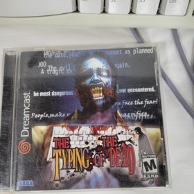 Vintage Typing of the Dead Sega Dreamcast With Keyboard Tested