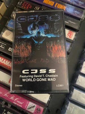 CJSS *World Gone Mad *cassette tape *VG+ *1986 *Leviathon *LC861 *SPEED METAL Foto 1 de 4