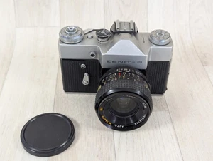 Zenith-B Film SLR Camera with 28mm lens Untested 35mm Vintage Camera - Picture 1 of 6
