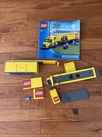 Lego 3221 City Lego Truck Incomplete W/Manual For Parts