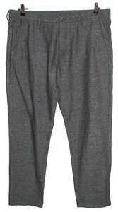 W38" L30" - MASSIMO DUTTI - Linen Rich - Tailored Fit - Men's Trousers - New - Picture 1 of 8