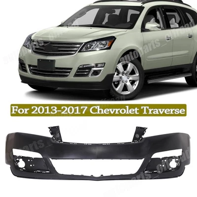 Front Upper Bumper Cover Without Sensor Holes For 2013-2017 Chevrolet Traverse Foto 1 de 4