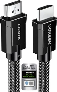 UGREEN 8K HDMI 2.1 Kabel zertifiziert 6,6 Fuß, 10 K Ultra High Speed HDMI Kabel 4K 240H - Bild 1 von 3