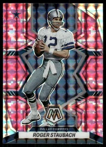 2022 Panini Mosaic - Roger Staubach #57 Camo Pink Mosaic Prizm - Picture 1 of 2