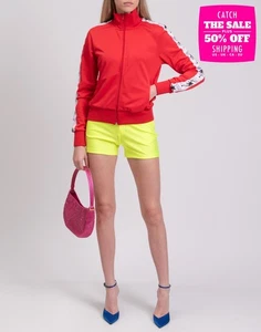 RRP €380 ALEXANDER WANG Shorts US4 UK8 IT40 S Stretch Yellow High-Rise - Picture 1 of 9
