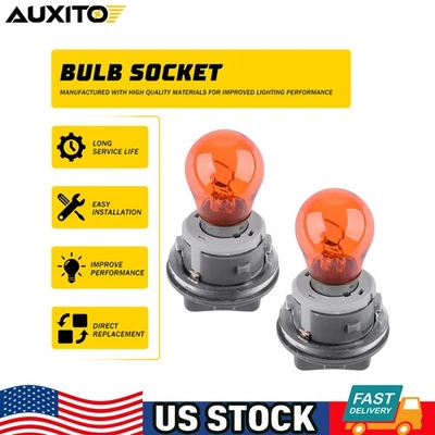 Enchufe de bombilla de lámpara de señal de giro frontal de 2 piezas para KIA Sorento Forte Soul H Foto 1 de 4