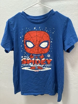 Funko Marvel Boy's T-Shirt Size XL Spiderman Holiday Christmas *NO POP INCLUDED* - Image 1 of 4