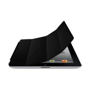 Original Apple Smart Cover MD301ZM/A Leder schwarz für iPad (Box könnte Gebrauchsspuren aufweisen) - Bild 1 von 1