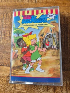 Bibi Blocksberg Nr. 62 Das feuerrote Nashorn Kasette MC - Bild 1 von 3