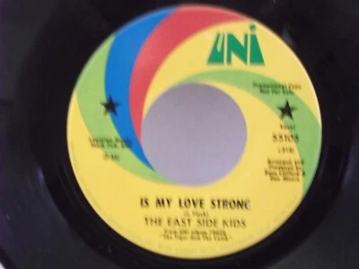The East Side Kids,UNI 55105,"Is My Love Strong",US,7"45,PROMO,1968 psych, Mint - Image 1 of 2